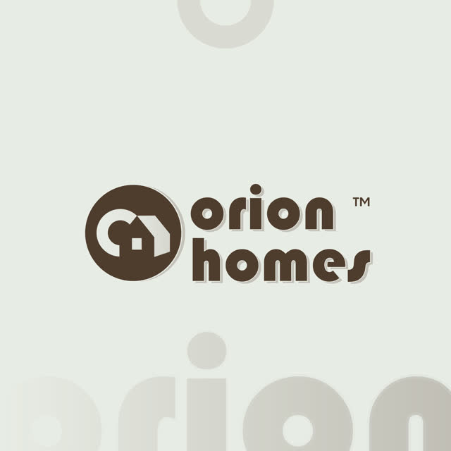 Orion Homes brand identity work sample